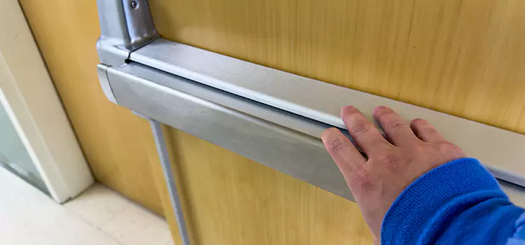 Installing a Push Bar on a Door Rockledge